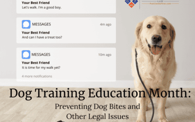 Dog Training Education Month: Preventing Dog Bites and Other Legal Issues