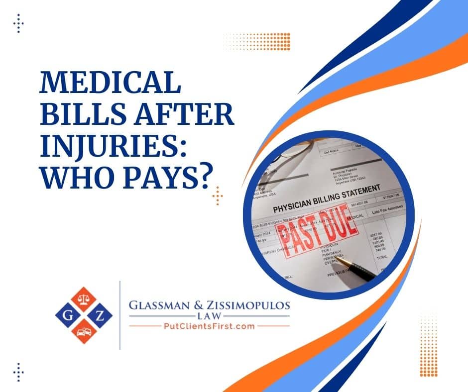 Medical bills after injuries, who pays injury-related medical expenses, personal injury medical billing, injury insurance claims, law firm medical bill negotiation.
