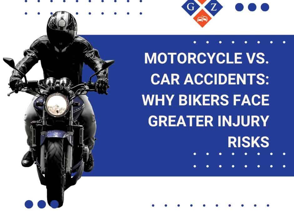 Motorcycle vs. Car Accidents: Why Bikers Face Greater Injury Risks