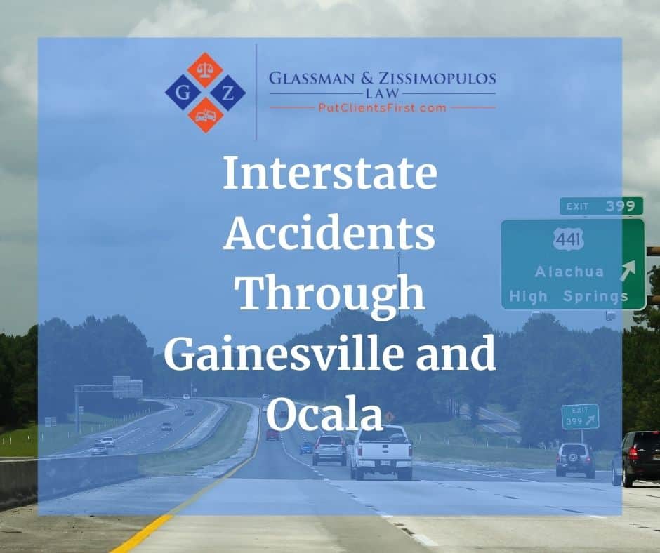 Motor vehicle accident law firm specializing in interstate accidents in Gainesville and Ocala, Florida.