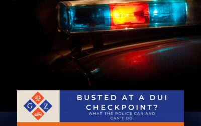 Busted at a DUI Checkpoint? What the Police Can and Can’t Do